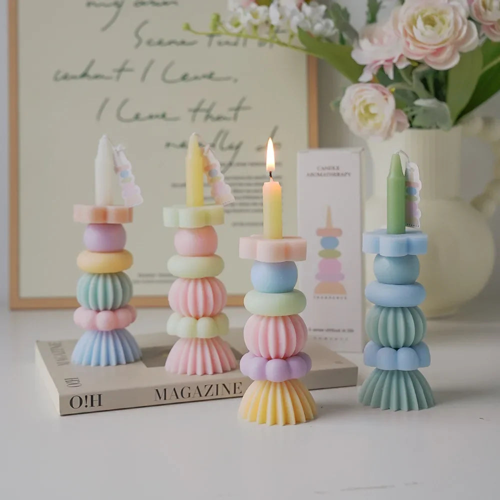 Magic constructable scented candles
