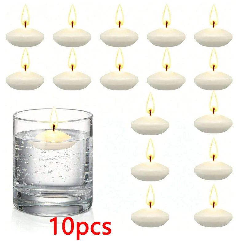 DIY floating candle discs