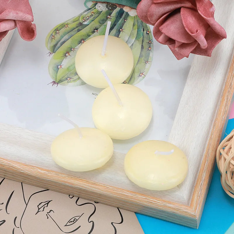 DIY floating candle discs