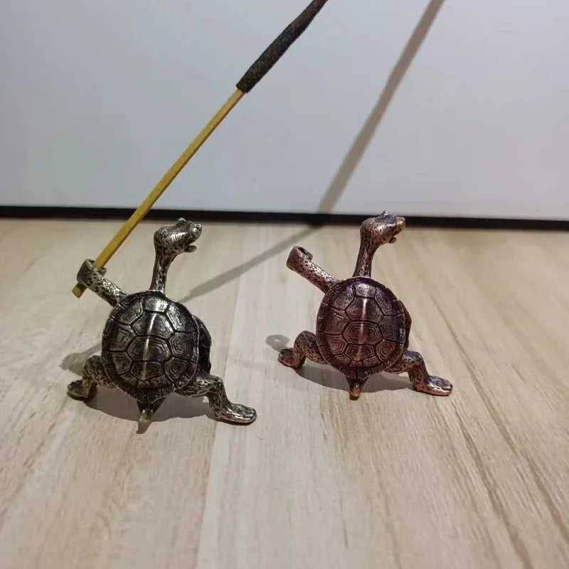 Mini Turtle Shape Incense Censer Sandalwood Stick Holder