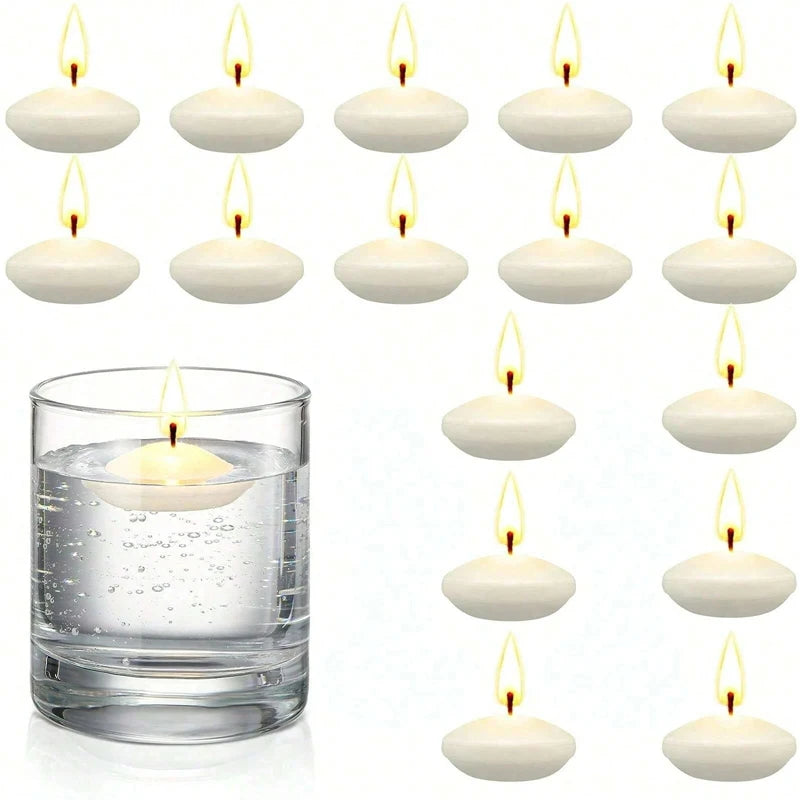 DIY floating candle discs