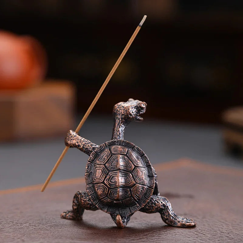 Mini Turtle Shape Incense Censer Sandalwood Stick Holder