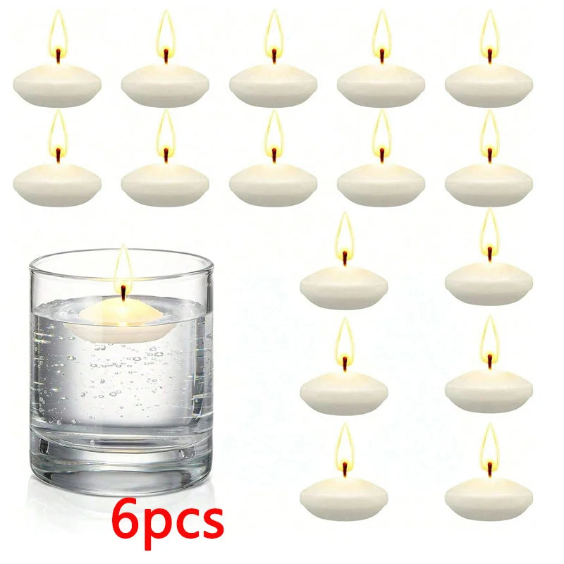 DIY floating candle discs