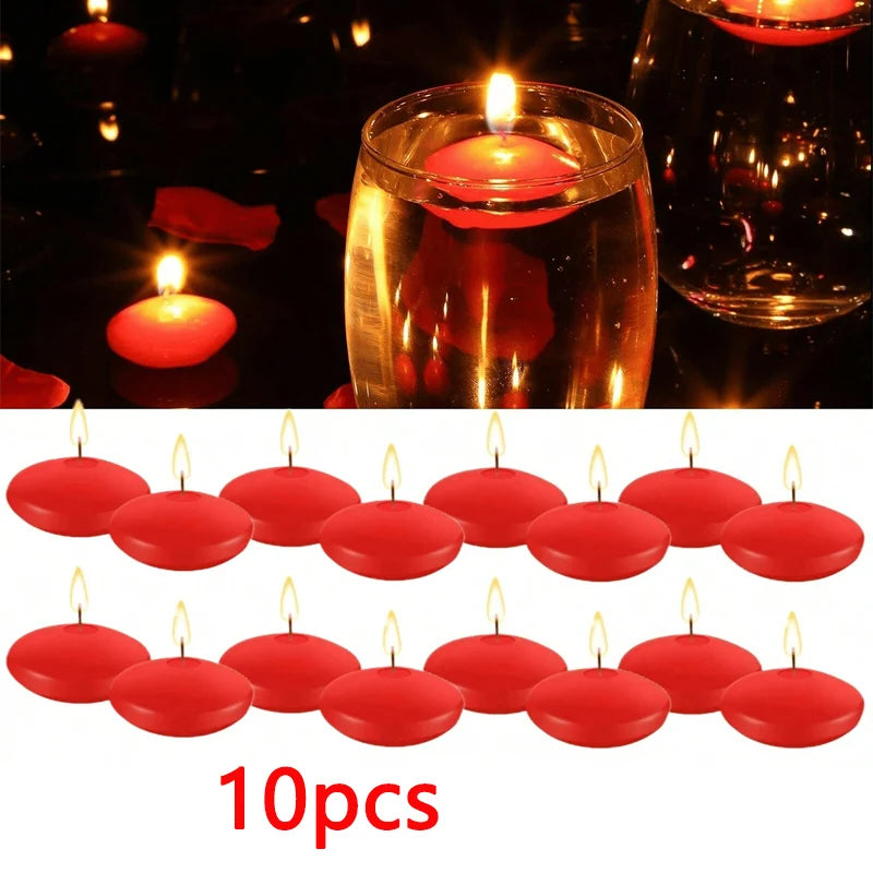 DIY floating candle discs