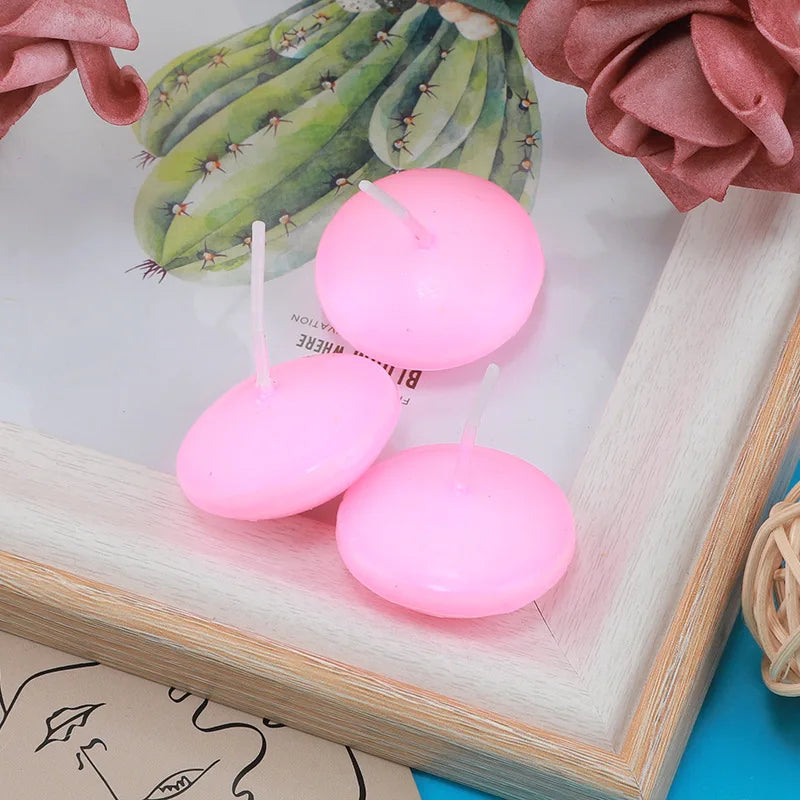 DIY floating candle discs